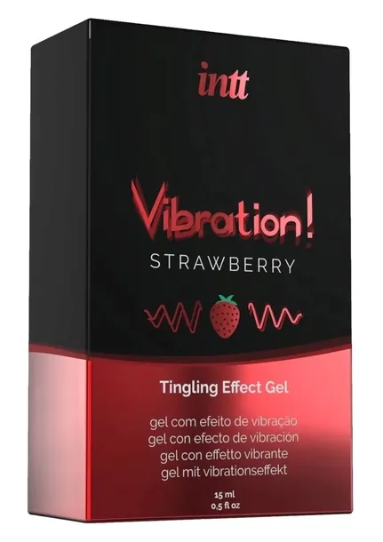 zel-vibration-strawberry-15-ml-waga-z-opakowaniem-0-15-kg-smak-truskawkowy