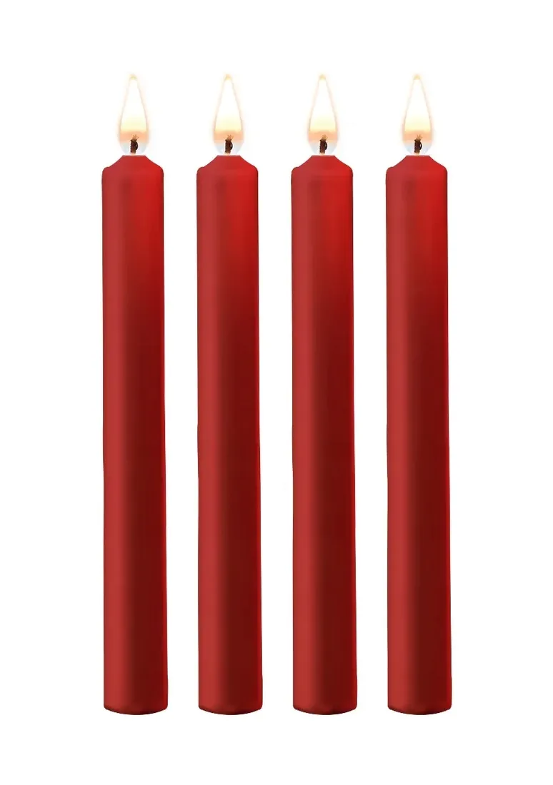 ouch-teasing-wax-candles-large-4-pack-red