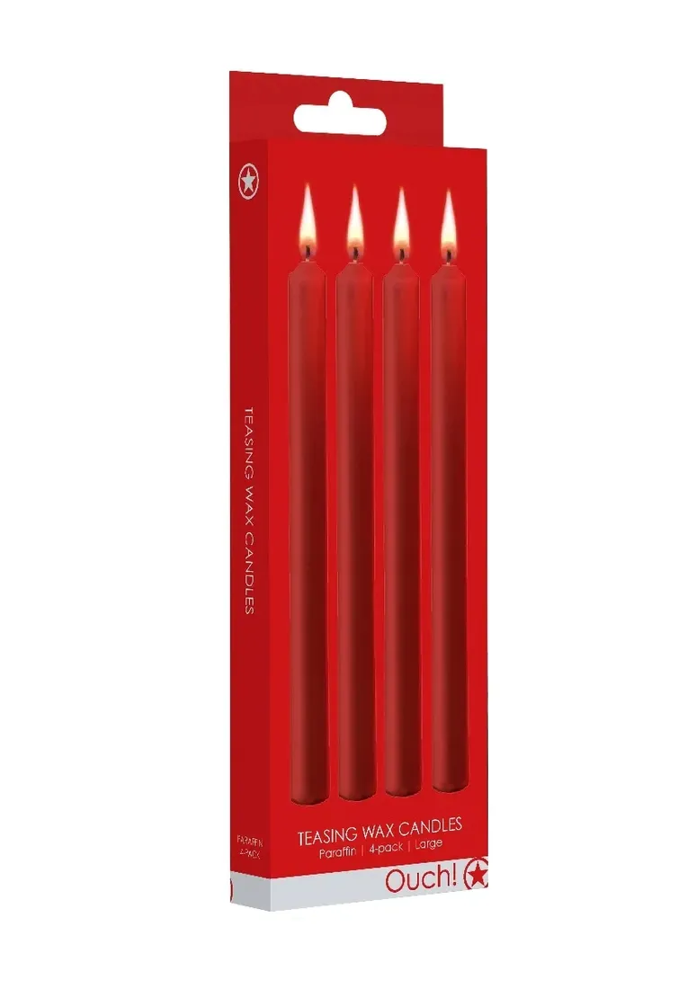ouch-teasing-wax-candles-large-4-pack-red