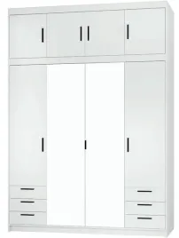 szafa-szeroka-176-cm-laminat-z-szufladami-polkami-drazkiem-nadstawka-lena