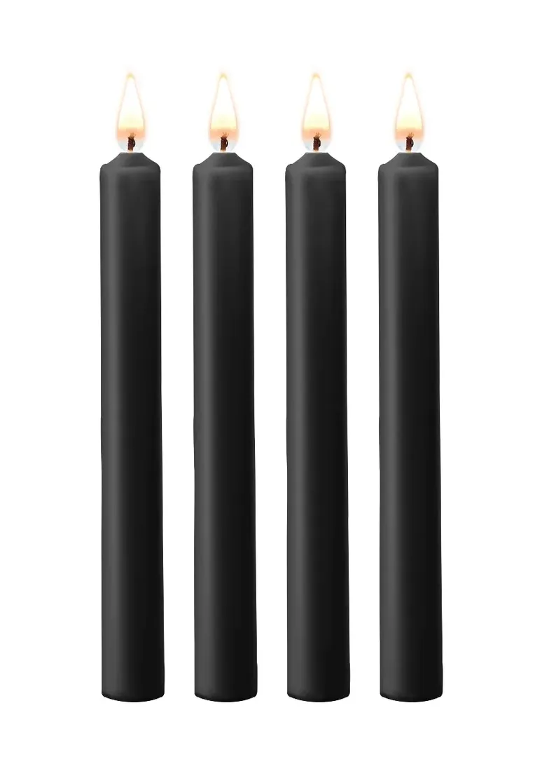 ouch-teasing-wax-candles-large-4-pack-black