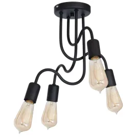 lampa-sufitowa-dow-czarny-4xe27-loft-ruchome-ramiona-flex-gietkie-pokoj