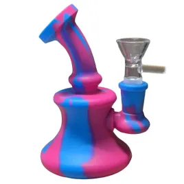 bongo-fajka-silikon-13cm-pink-blue