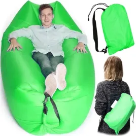 nadmuchiwana-rozkladana-sofa-lazy-bag-na-plaze-fotel-materac-lezak-zielon