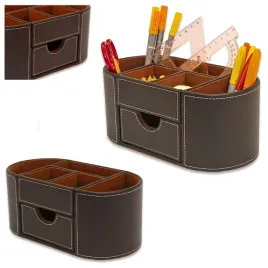 skorzany-organizer-na-biurko-przybornik-biurowy-wielofunkcyjny-pojemnik