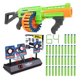 pistolet-dart-zone-villainator-zestaw-tarcza-elektroniczna-3-cele