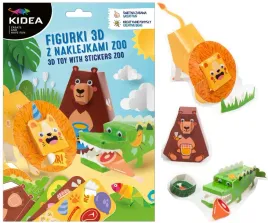 figurki-3d-zoo-z-naklejkami-kidea-zwierzeta-zestaw-diy