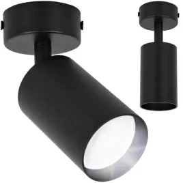 lampa-sufitowa-kinkiet-spot-oprawa-halogenowa-gu10-tuba-na-sciane-czarna