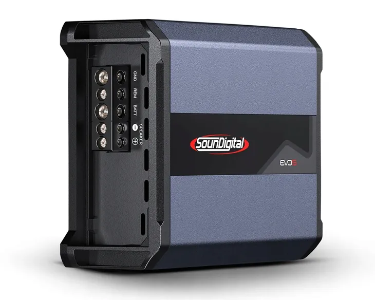 WZMACNIACZ SAMOCHOWODY DO SUBWOOFERA SOUNDIGITAL 800.1 EVO 5 800W RMS 2ohm