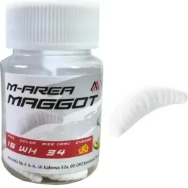przyneta-pstragowa-mikado-m-area-maggot-34mm-white-16szt
