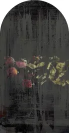 tapeta-luk-fototapeta-scienna-dekoracja-roze-czarne-tlo-do-salonu-i-kuchni