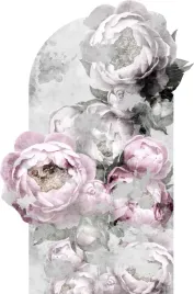 tapeta-luk-fototapeta-scienna-dekoracja-kwiaty-roze-szarosc-do-kuchni