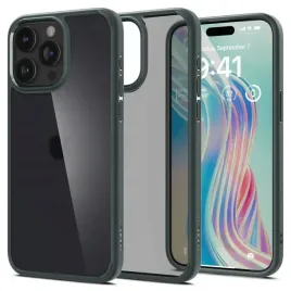 etui-ultra-hybrid-na-iphone-15-pro-ciemnozielone