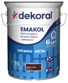 dekoral-emakol-strong-emalia-do-drewna-i-metalu-5l-brazowy-ciemny