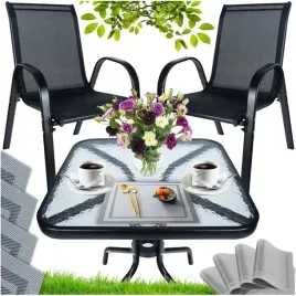 stolik-balkonowy-szklany-2-krzesla-zestaw-ogrodowy-4-podkladki-gratis