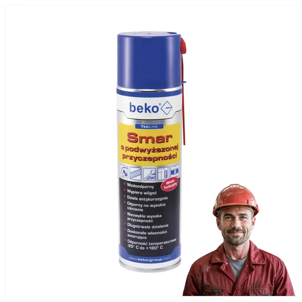 Smar w sprayu o podwyżonej przyczepności BEKO TECLINE 500 ml