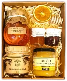 kosz-zestaw-prezentowy-box-prezent-konfitura-miod-cytryna-malina