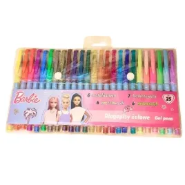 barbie-dlugopisy-zelowe-25-kolorow-metaliczne-neon-pastel-brokat