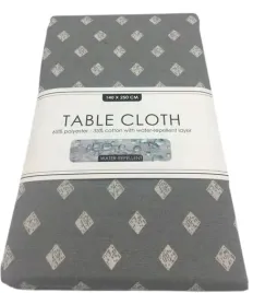 table-cloth-obrus-szary-ze-wzorem-140x250cm