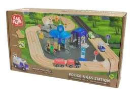 elefun-posterunek-policji-i-stacja-benzynowa-policja-auta-tory-56-elementow