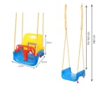 elefun-swing-hustawka-3w1-niebiesko-zolta-stan-nowy