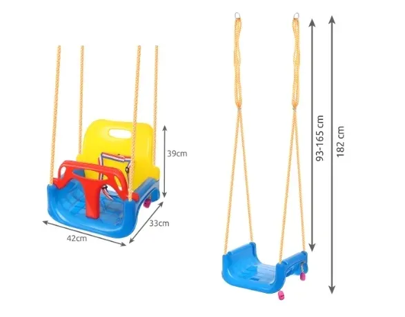 elefun-swing-hustawka-3w1-niebiesko-zolta-stan-nowy