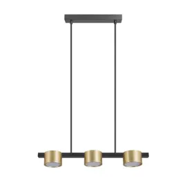 lampa-wiszaca-czarna-zlota-potrojna-punktowa-nad-stol-wyspe-spoty-polux