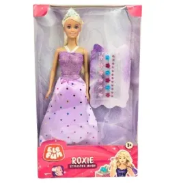 elefun-roxie-stylistka-mody-lalka-akcesoria-suknia-balowa-diamenty