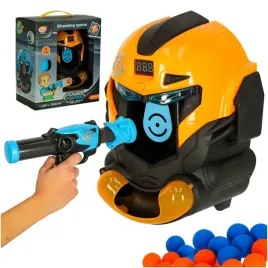 gra-zrecznosciowa-robot-kask-strzelanie-do-celu-pistolet-kulki-celownik