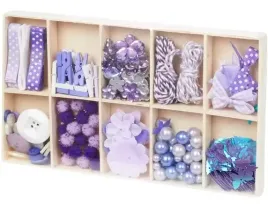 zestaw-do-ozdabiania-fiolet-klamerki-guziczki-tasiemki-akcesoria-ozdoby