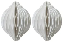 2x-zawieszka-papierowa-magnetyczna-15x20cm-biala-ze-zlotym-sznurkiem