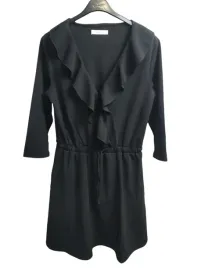 sukienka-z-falbanami-z-dlugim-rekawem-reserved-rozmiar-m-czarna