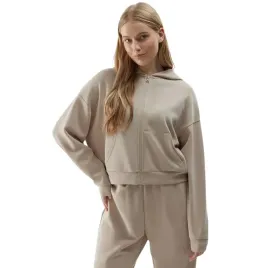 bluza-damska-4f-f1002-bezowa-4fwss24tswsf1002-83s-m