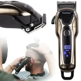 bezprzewodowa-maszynka-do-wlosow-kemei-barber-usb