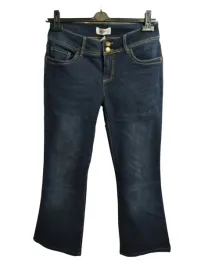 spodnie-jeans-damskie-john-baner-rozmiar-40-granatowe