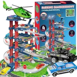 parking-samochodowy-zwinda-elektryczna-garaz-autka