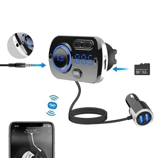 transmiter-bluetooth-fm-samochodowy-szybka-ladowarka-2x-usb-aux-stan-nowy