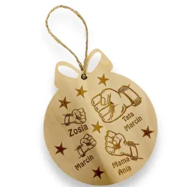 drewniana-grawerowana-bombka-rodzinna-ozdabiania-swieta-rp957