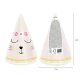 czapeczki-urodzinowe-kotki-6szt-zestaw-urodziny-przyjecie-dekoracja-kot-stan-opakowania-oryginalne-okazje-uniwersalny