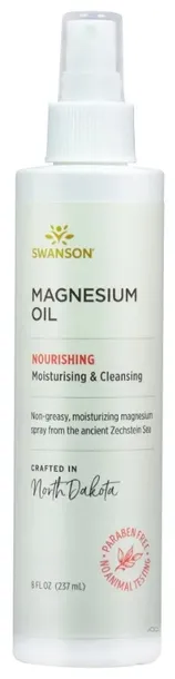 Swanson Olej magnezowy 237ml Regeneracja mięśni Wsparcie mięśni Do ciała