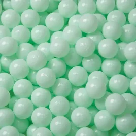 pilki-kulki-kiddymoon-100-szt-6-cm-zielona-mieta-certyfikat-ce-polskie