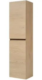 slupek-lazienkowy-wiszacy-136-cm-dab-jasny-wysoki-2-drzwi-cichy-domyk