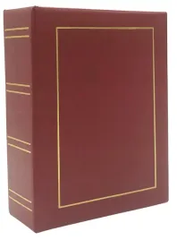 album-kieszeniowy-200-zdjec-10x15-classic-bordowy-czarne-kieszonki