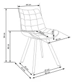 krzeslo-k-332-granatowe-halmar-stan-nowy