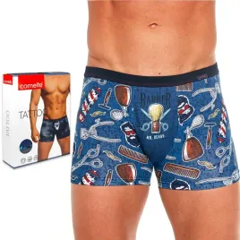 bokserki-meskie-z-nadrukiem-szorty-bawelniane-cornette-tattoo-199-xl