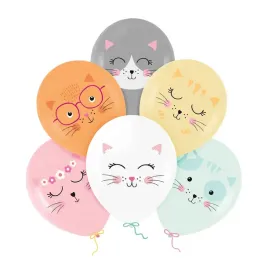 kolorowe-balony-kotki-6szt-zestaw-kot-kotek-dla-kociarza-na-urodziny
