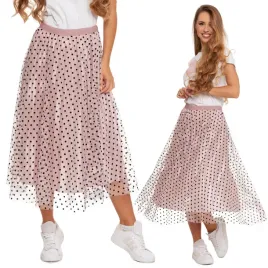 dluga-kobieca-spodnica-w-groszki-zwiewna-tiulowa-na-gumce-moraj-l-xl