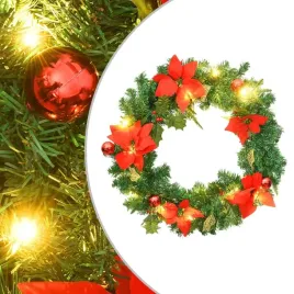 wieniec-swiateczny-z-lampkami-led-zielony-60-cm-pvc