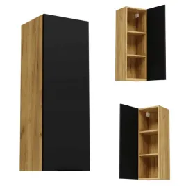 szafka-wiszaca-lazienkowa-slupek-eva-drzwi-zloty-craft-140cm-uchwyt-czarny