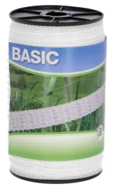 tasma-ogrodzeniowa-basic-200m-x-10mm-biala-kerbl